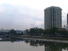 鹿児島県鹿児島市ストークマンション単管足場