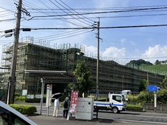 鹿児島県鹿児島市　枠組足場工事