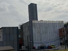 鹿児島県阿久根市　枠組足場工事