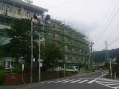 鹿児島県加治木町一側足場