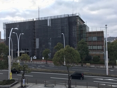 鹿児島県鹿児島市一側足場