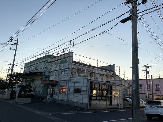 鹿児島県鹿児島市一側足場