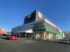 鹿児島県南さつま市　くさび緊結式足場工事