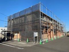 鹿児島県鹿屋市　くさび緊結式足場工事
