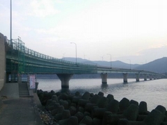 鹿児島県薩摩川内市吊足場