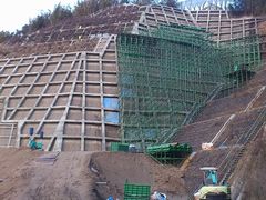 鹿児島県鹿児島市玉里法面足場