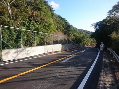 鹿児島県指宿スカイライン仮設防護柵