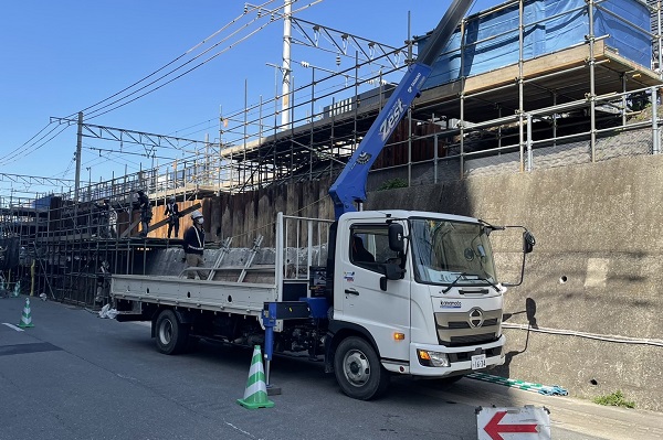 福岡県福岡市博多区 単管足場工事