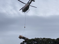 宮崎県串間市　単管足場工事①